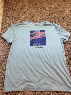 Runway Boys Light Blue Graphic Print Athletic Shirt Regular XL